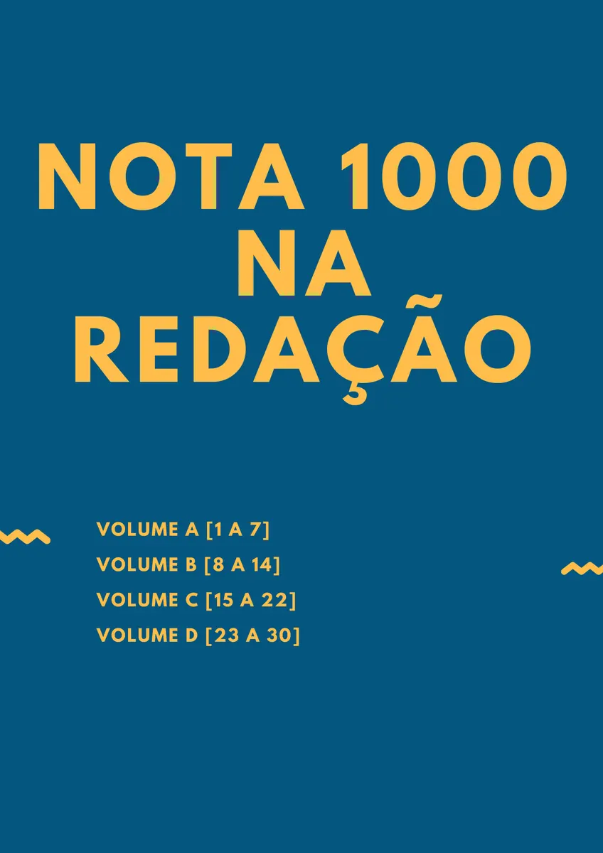 Nota 1000 na Redação - Curso Completo