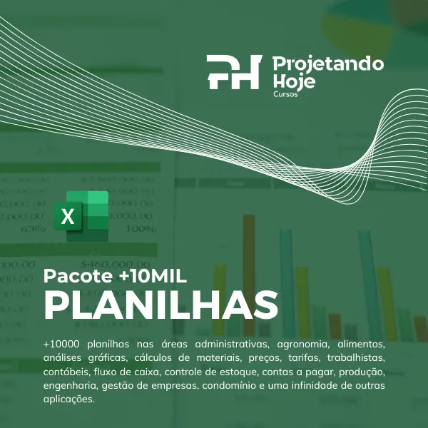 Pacote +10MIL Planilhas Editáveis