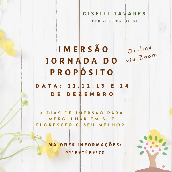 IMERSÃO DA JORNADA DO PROPÓSITO