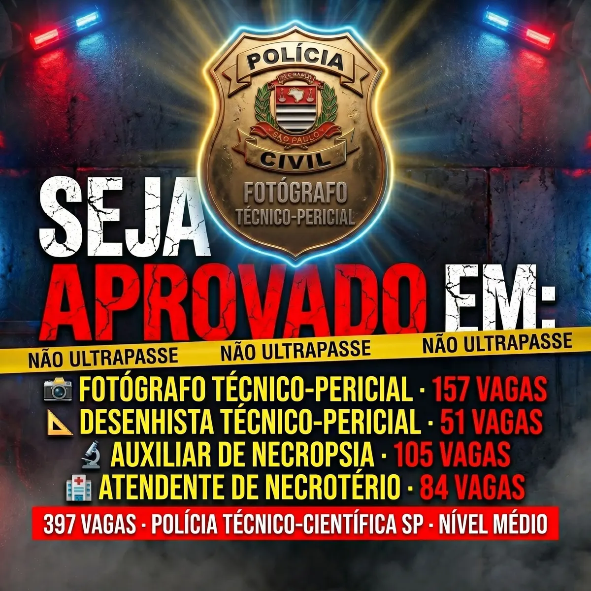 Mentoria Blindada Polícia Científica SP: Do Zero à Aprovação com Sérgio Souza