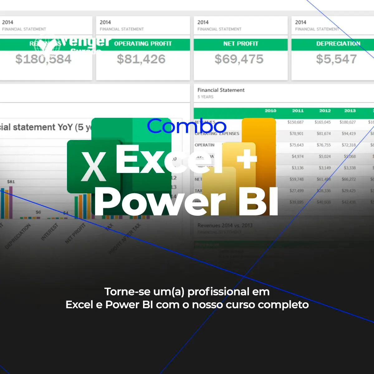 Combo Profissional de Excel e Power BI