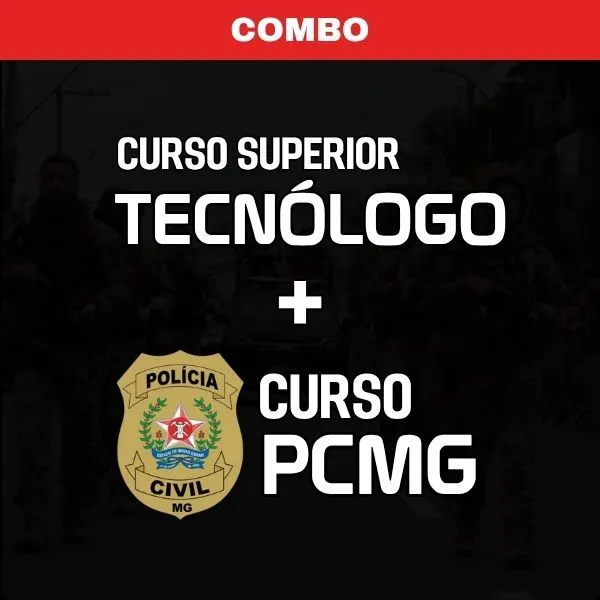 COMBO | PCMG + TECNÓLOGO (Gestão Financeira) EM CUTA DURAÇÃO