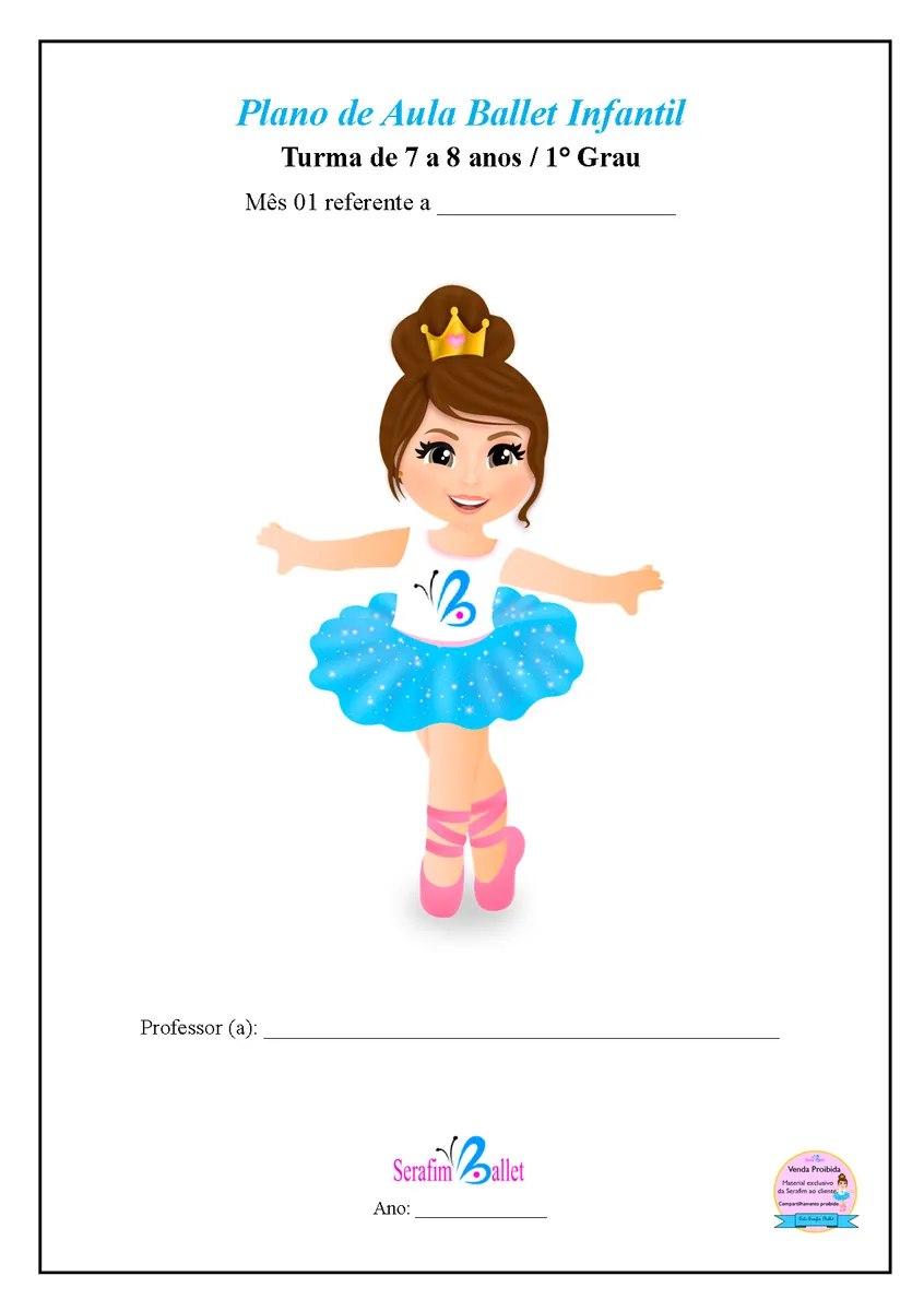 Kit Planos de Aula Ballet Infantil
