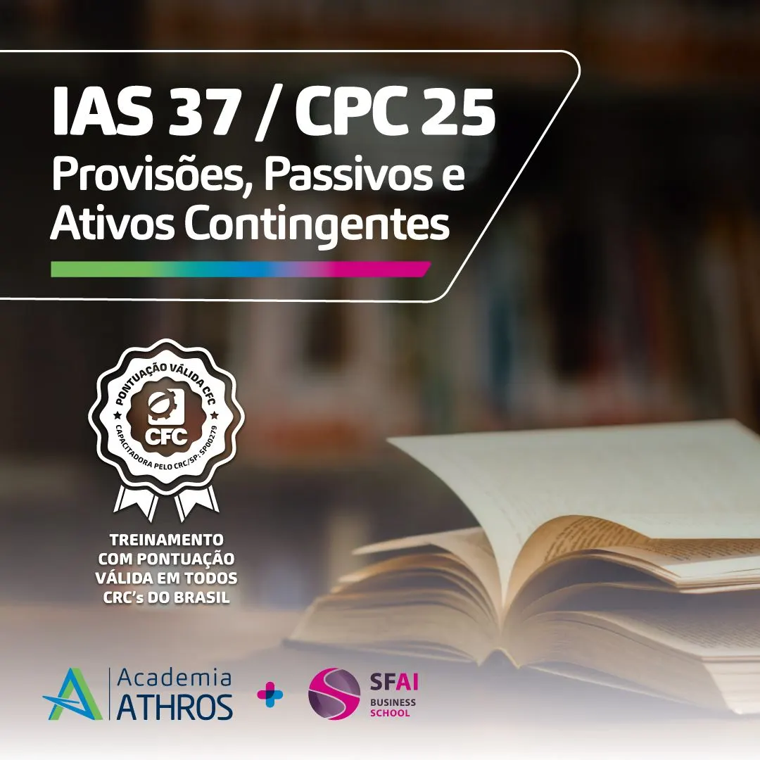 Curso de Provisões, Passivos e ativos Contingentes - CPC 25 - Válido Pontuação no CRC para o PEPC