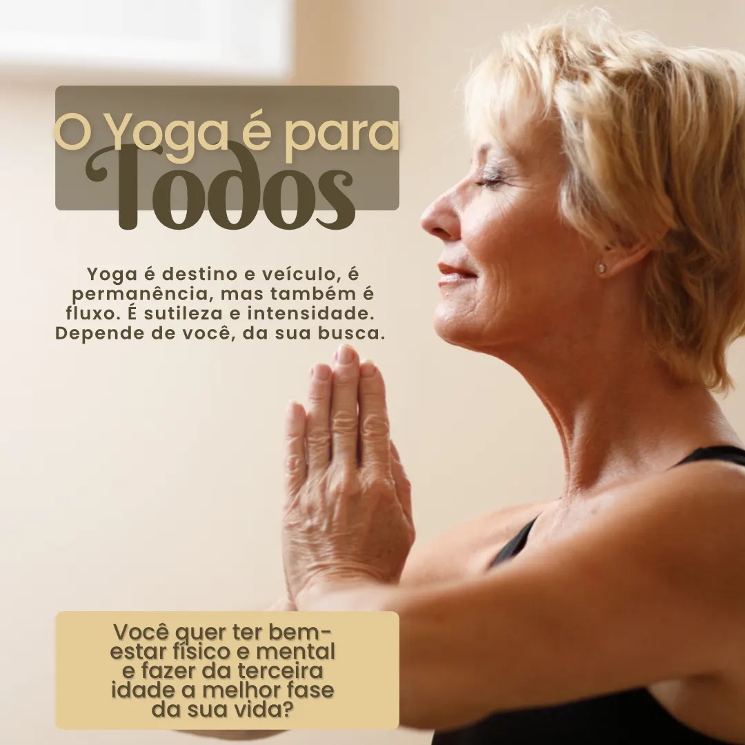 Aulas semanais de yoga para Melhor Idade