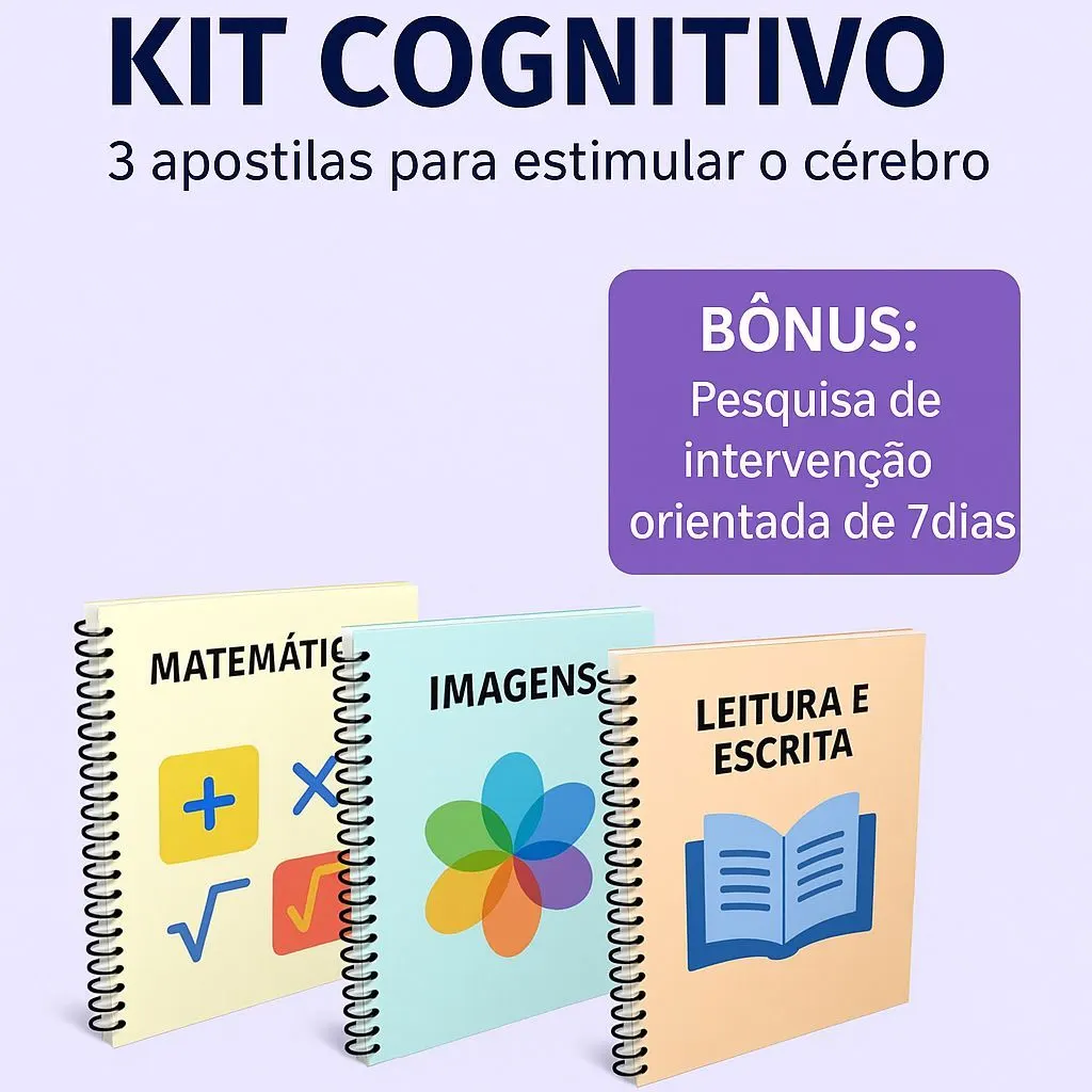 Kit de livros para exercitar sua mente
