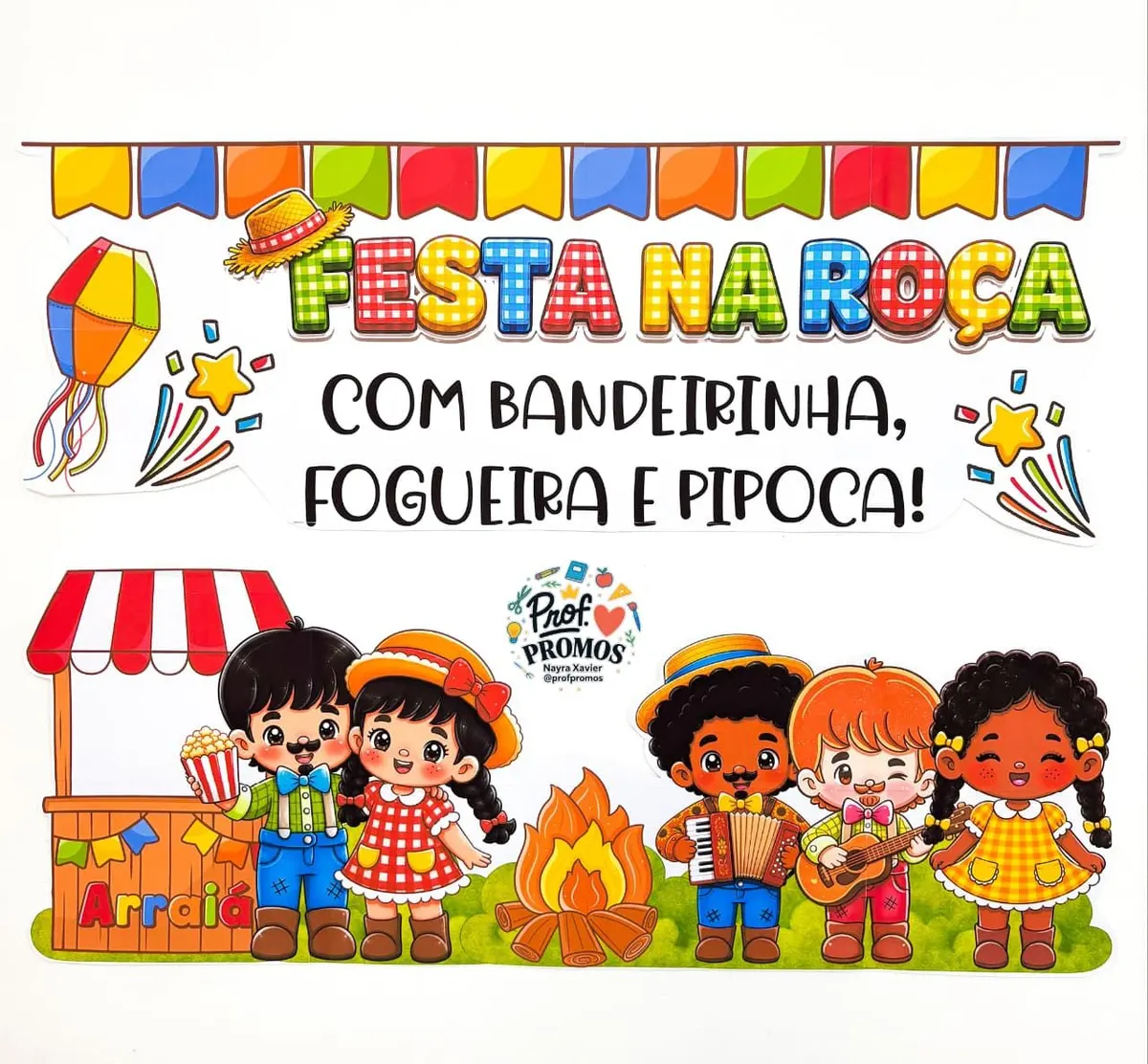 Painel Festa na Roça 🎉🌽