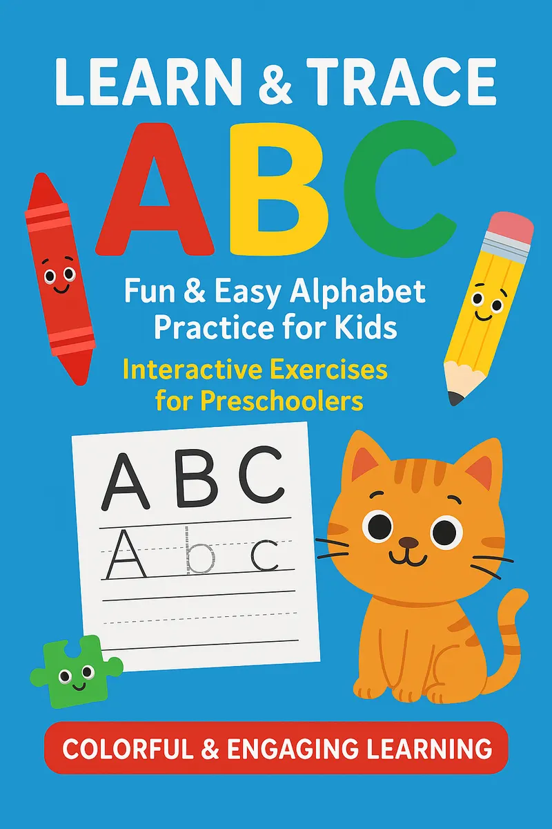 "Learn & Trace ABC – Fun & Easy Alphabet Practice for Kids"