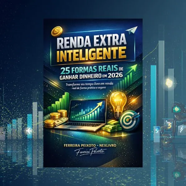 Renda Extra Inteligente 25 Formas Reais de Ganhar Dinheiro em 2026 – Estratégias Práticas e Seguras para Transformar Seu Tempo Livre em Lucro Online e Offline