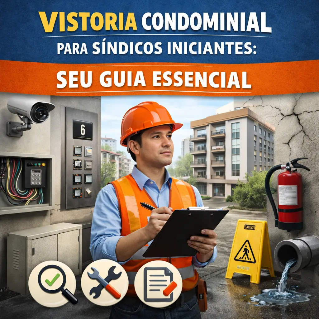 VISTORIA CONDOMINIAL PARA SÍNDICOS INICIANTES: SEU GUIA ESSENCIAL