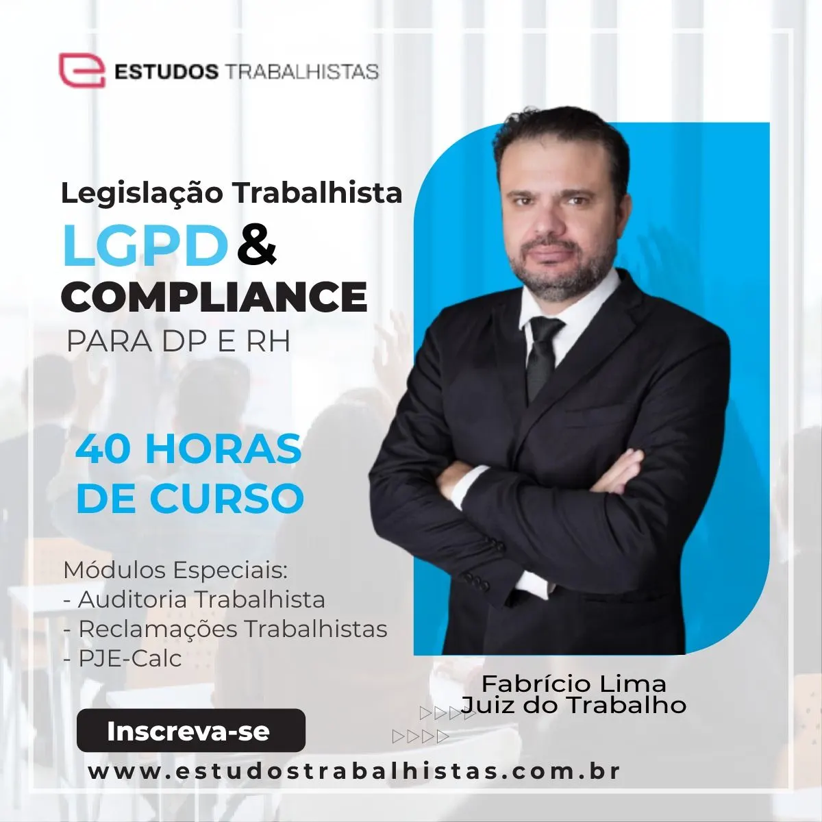 Legislação Trabalhista, Compliance e LGPD para DP e RH