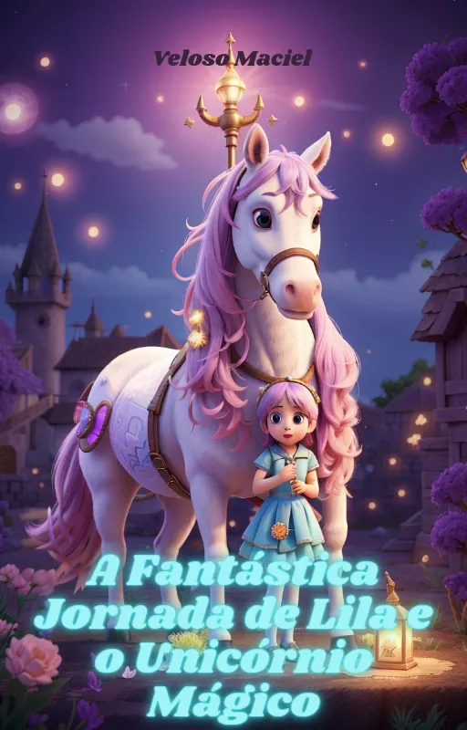 O Livro Encantado: A Fantástica Jornada de Lila e o Unicórnio Mágico