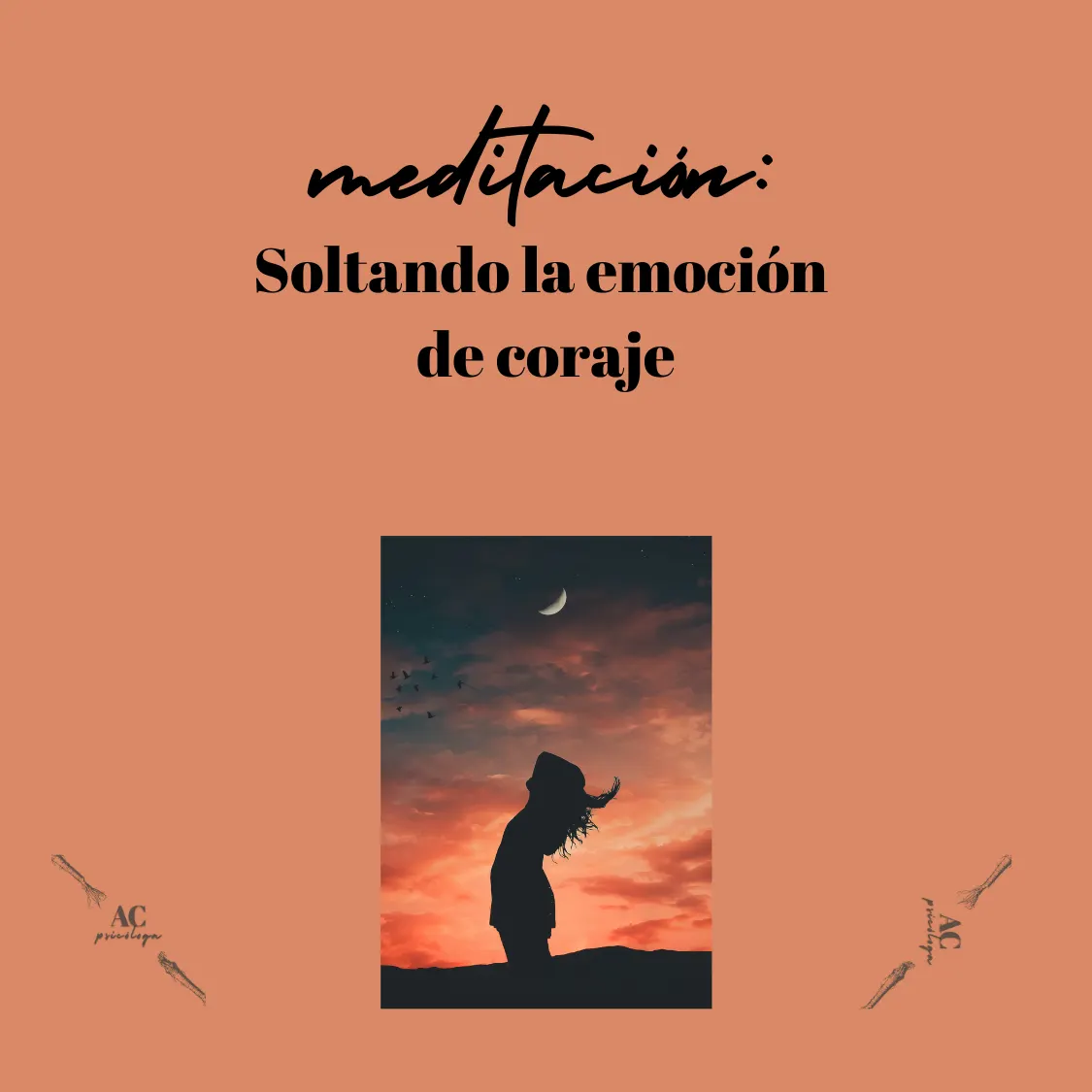 Meditación: Soltando la emoción de coraje.