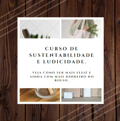Curso de Sustentabilidade e Ludicidade.