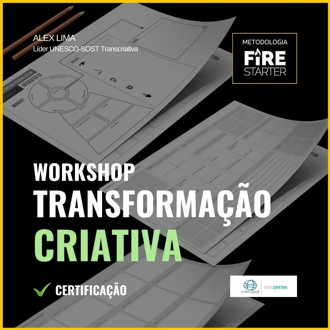 [Conteúdo disponível a partir 22/11/2023] Workshop de Transformação Criativa: para posicionamento e diferenciação de negócios