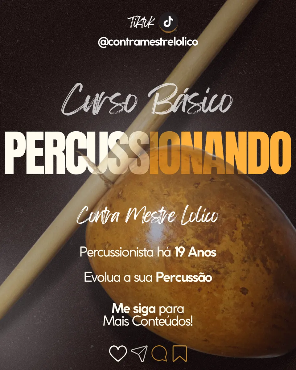 Curso Percussionando – 5 Toques Básicos de Berimbau