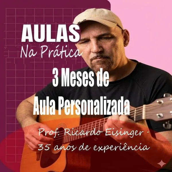 Violão Na Prática 3 Meses de Aula Personalizada
