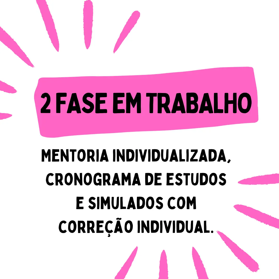 Mentoria: 2ª Fase em Direito do Trabalho