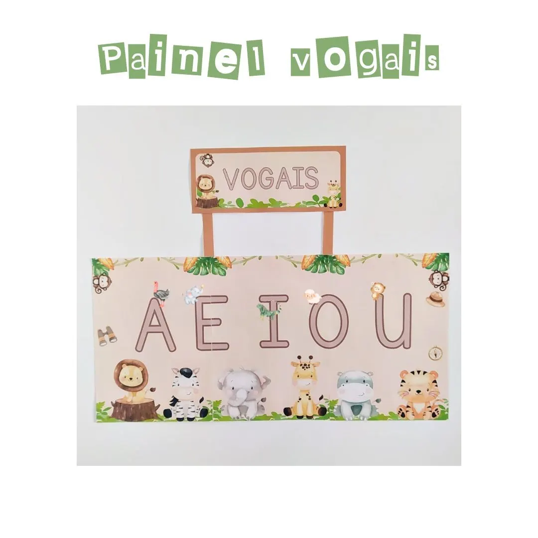 Painel Vogais para sala de aula (PDF)