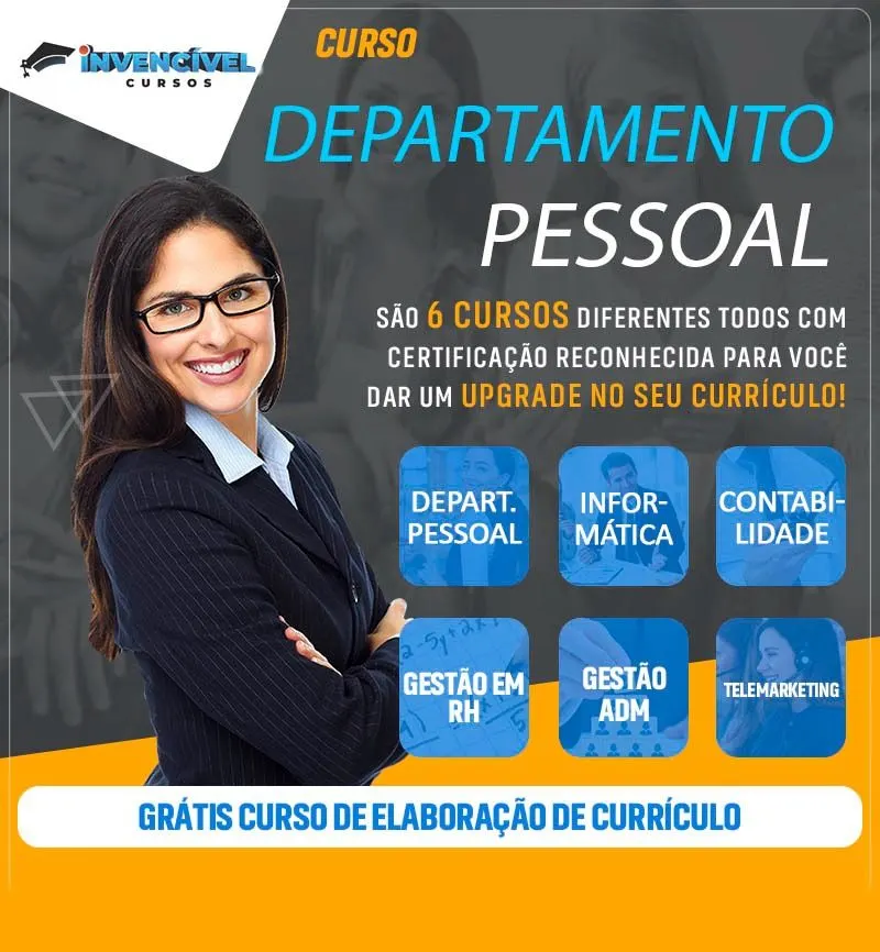 Combo Departamento Pessoal – 8 Cursos em 1