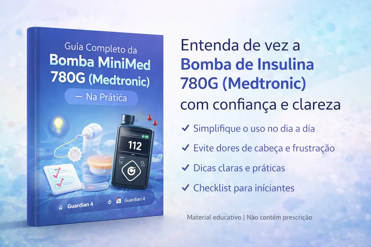 Guia Completo da Bomba MiniMed 780G (Medtronic) — Na Prática