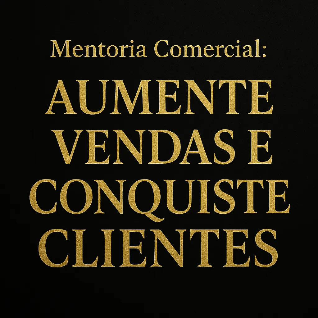 Mentoria Comercial: Aumente Vendas e Conquiste Clientes