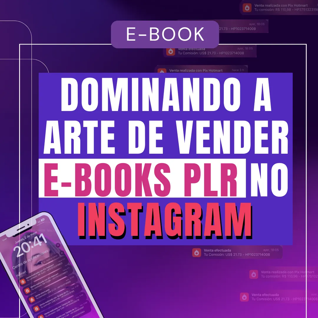 Dominando a Arte de Vender E-books PLR no INSTAGRAM