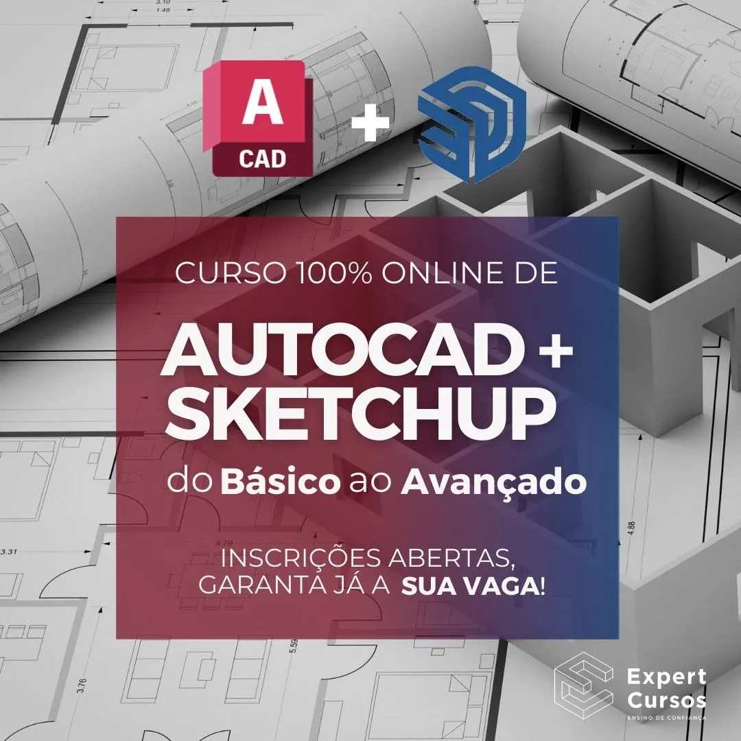 Cursos de AutoCAD e SketchUp