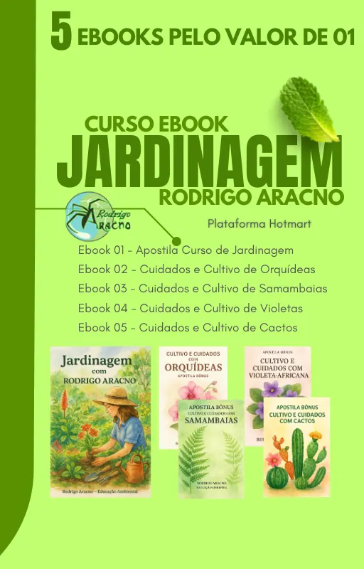 Curso Completo de Jardinagem: 5 Ebooks em 1 para Cultivar seu Próprio Jardim