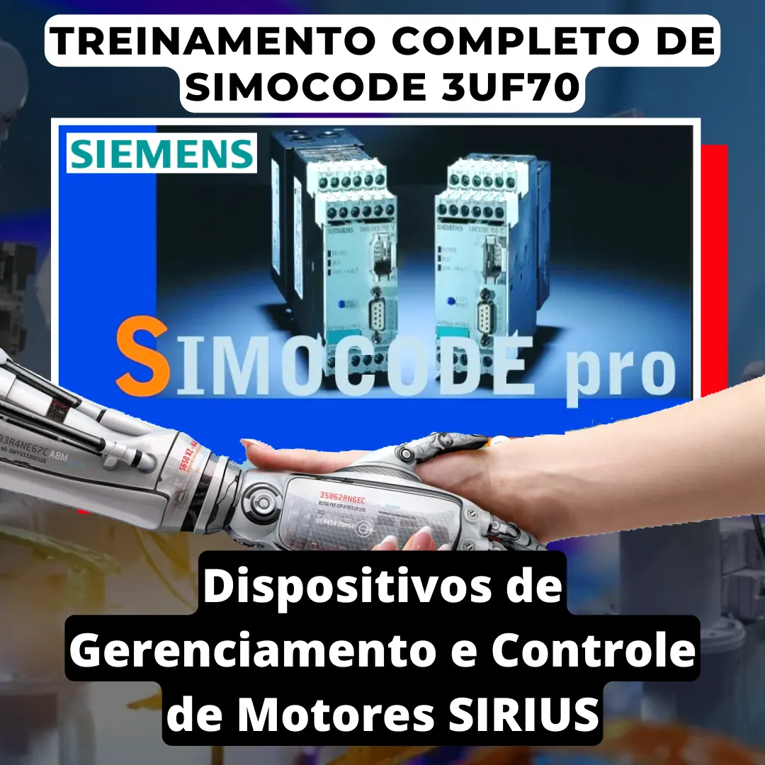 SIMOCODE PRO 3UF70 do básico ao Avançado TREINAMENTO Completo MODO ESPECIALISTA + BRINDE Ebook