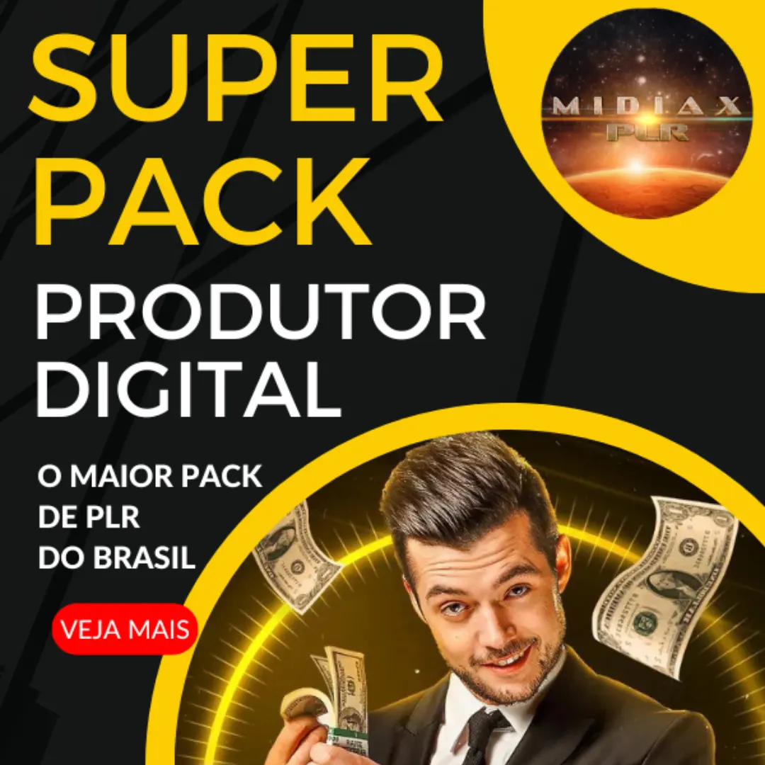 SUPER PACK PRODUTOR DIGITAL-PLR 2.0 + 15 BÔNUS