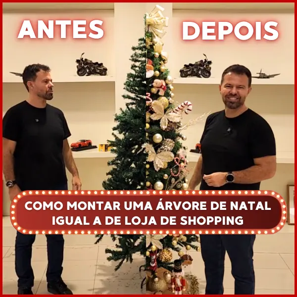 Como Montar Uma Árvore de Natal Igual a Árvore de Natal de Loja de Shopping