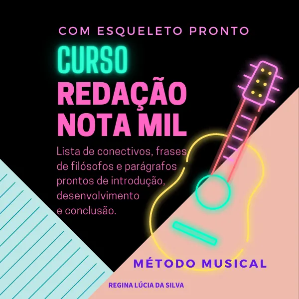 Curso de Redação Nota Mil Com Esqueleto Pronto