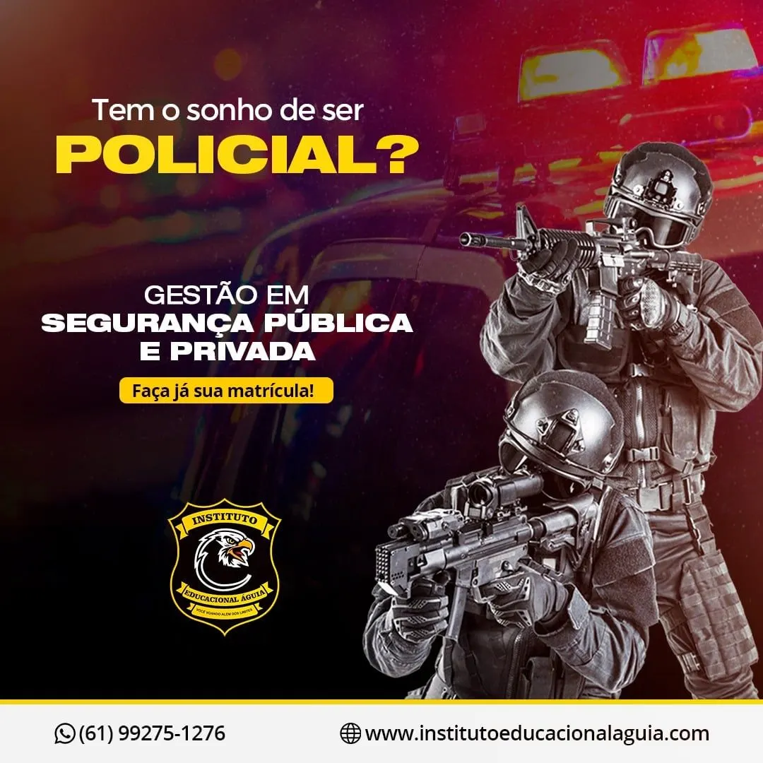 Curso Superior Sequencial de Gestão em Segurança Pública e Privada 100% EAD em 3 meses