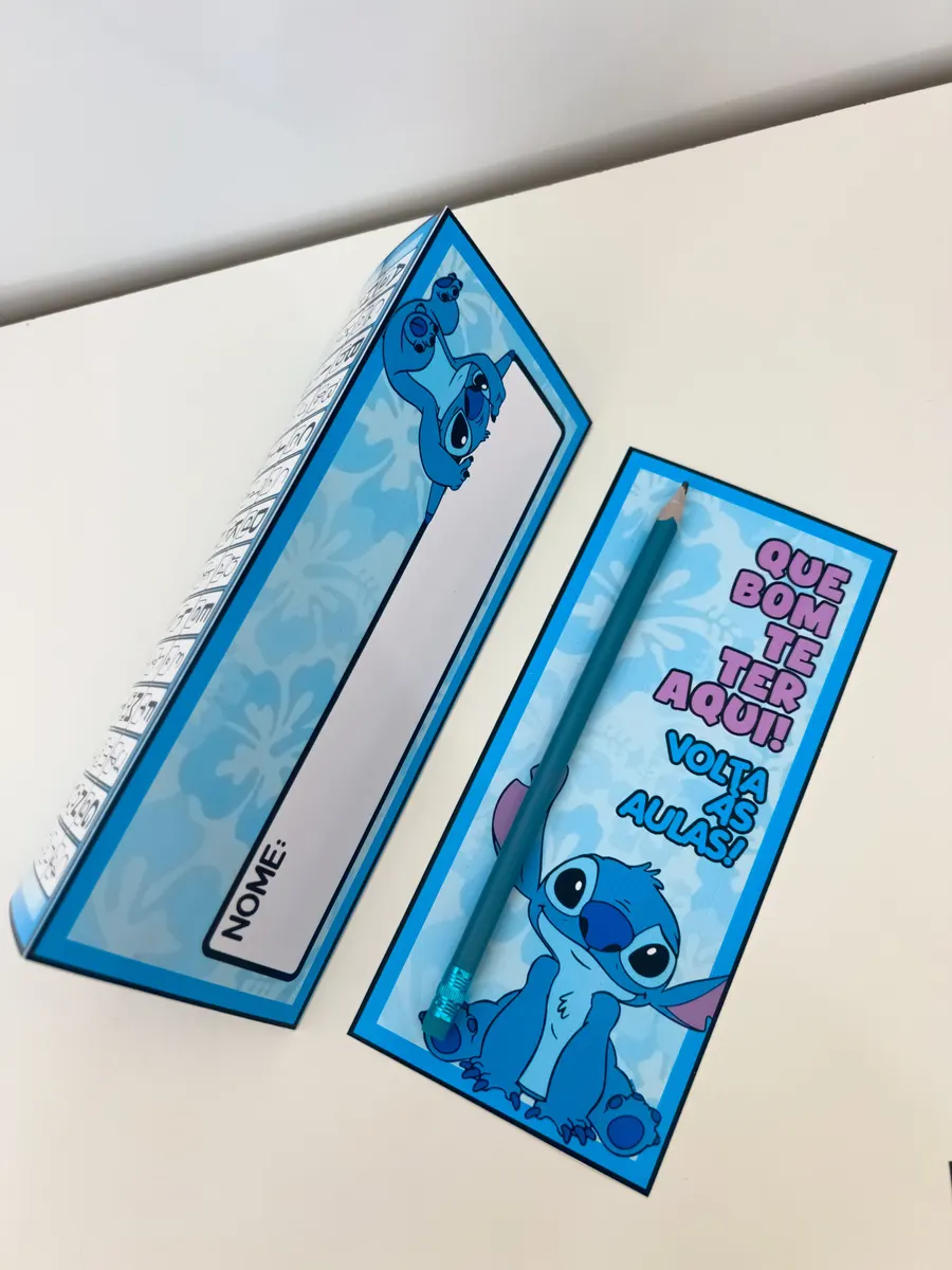 Lembrancinha Stitch - Volta Às Aulas💙