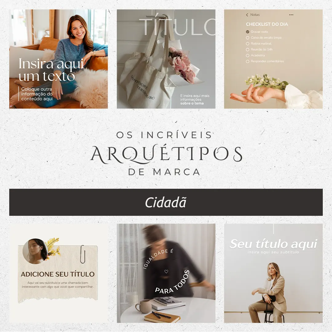 Pack Canva Arquétipo da Cidadã