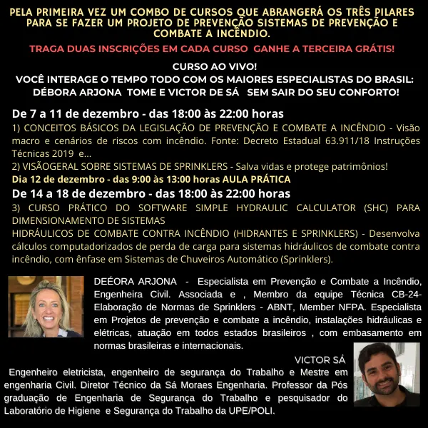 CURSO DE PREVENÇÃO E COMBATE A INCÊNDIO