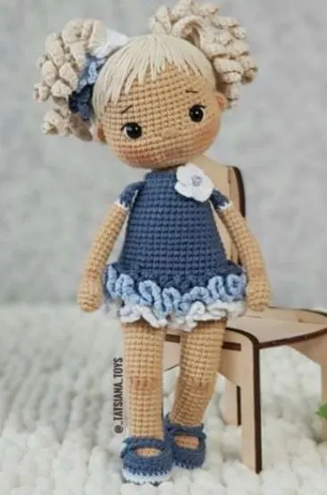 Receita boneca júlia amigurumi