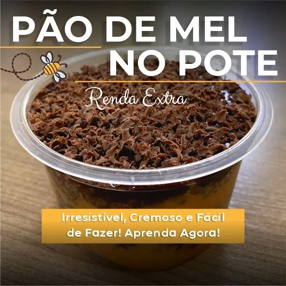 E-book Melhor Receita de Pão de Mel no Pote