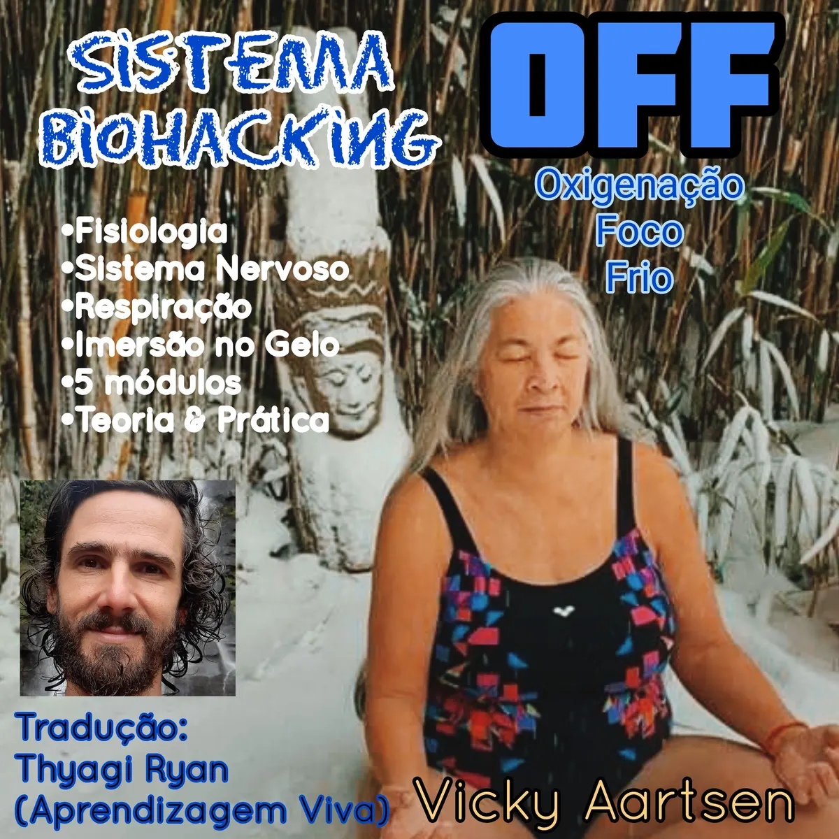 Sistema OFF de Biohacking - Respiração e Imersão no gelo com Vicky Aartsen
