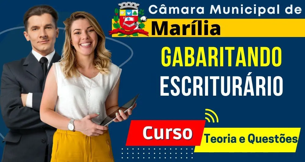 Gabaritando Câmara de Marília - Escriturário