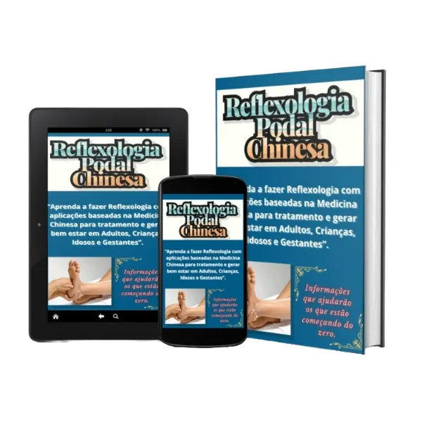 E-book Reflexologia Podal Chinesa para Iniciantes.