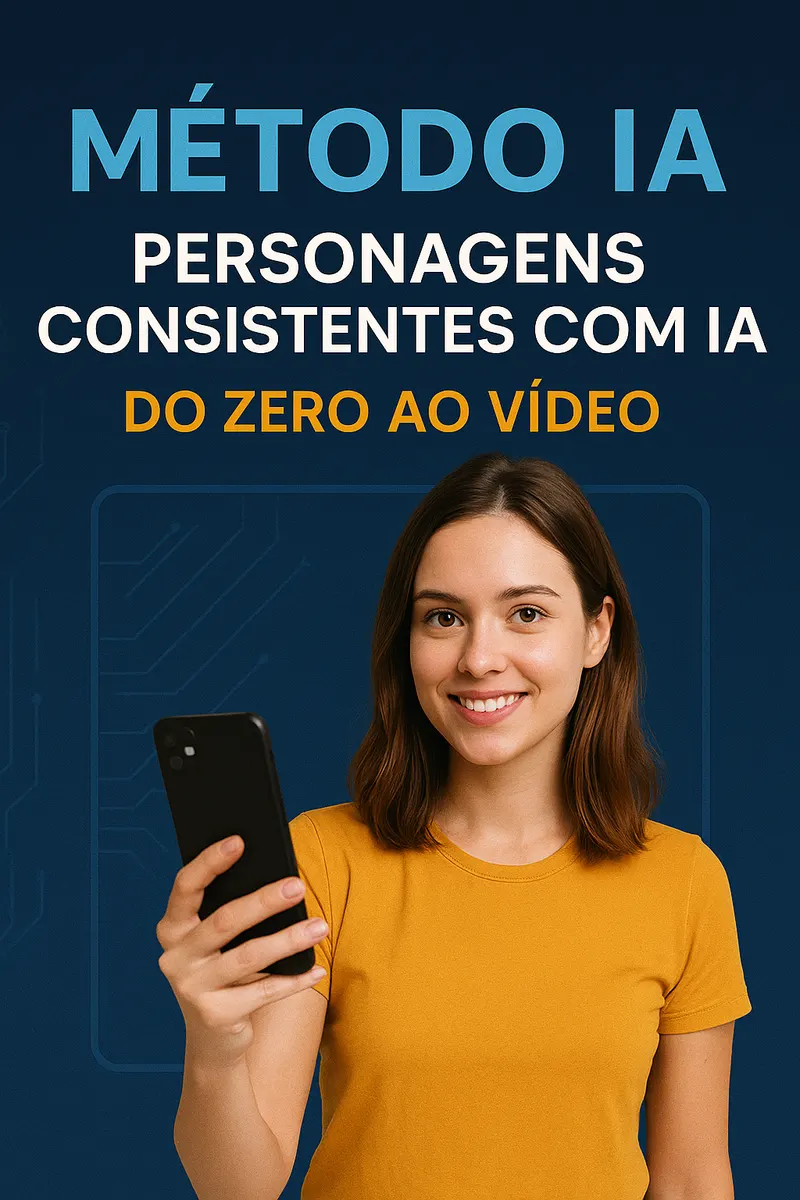 Método IA - Personagens Consistentes com IA – Do Zero ao Vídeo