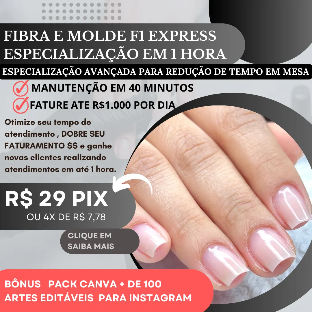 CLUBCURSO Gel Express Unhas em1 hora
