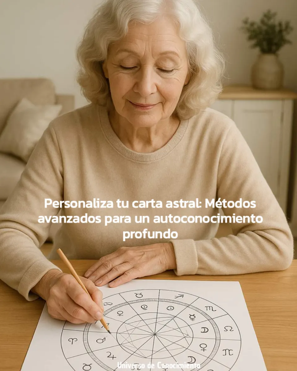 Personaliza tu carta astral: Métodos avanzados para un autoconocimiento profundo