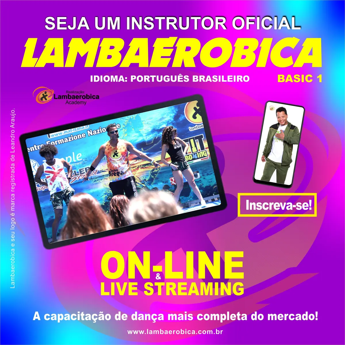 Certificação Lambaerobica Basic 1 - On Line