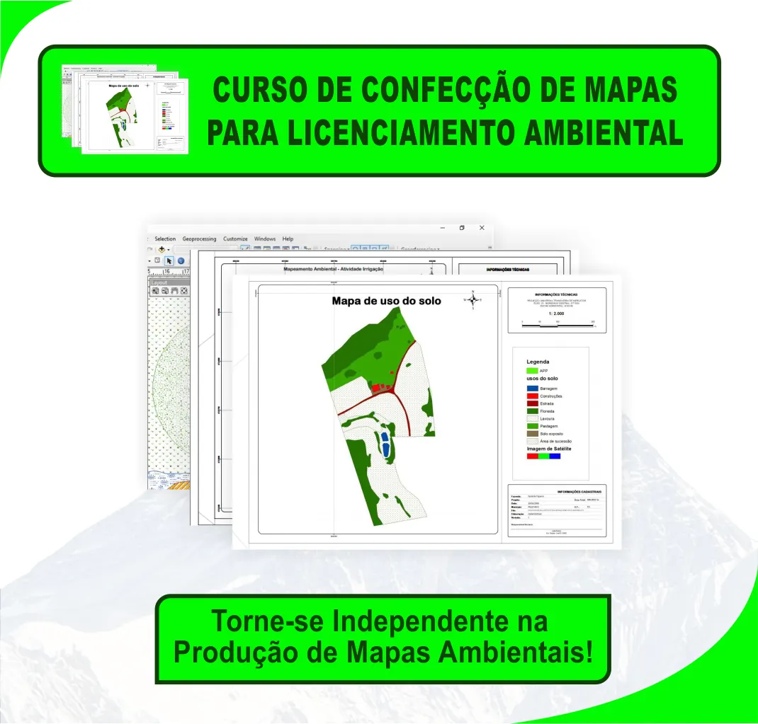 Curso de confecção de mapas para Licenciamento Ambiental