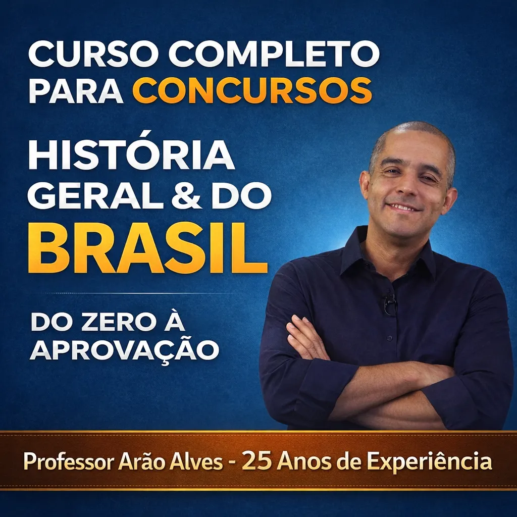 Curso Completo de História do Brasil e História Geral - Aulas e Exercícios