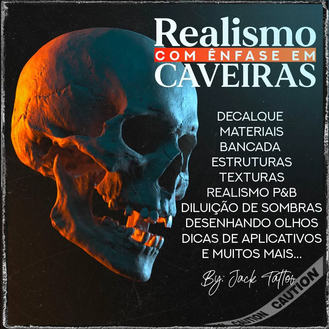 Realismo com ênfase em caveira