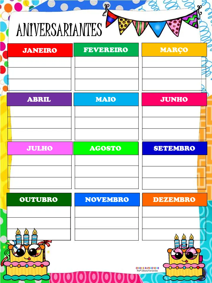 CARTAZ ANIVERSARIANTES